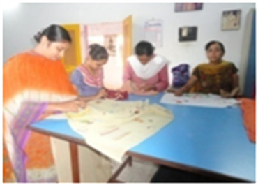 Garment Making Cutting on Table